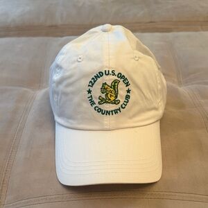 White Golf Cap with Embroidered Logo